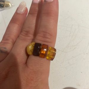 Amber ring